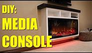 How To Build A Electric Fireplace Media Console