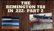 My Remington 788 Caliber .222 (part 2)