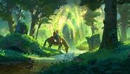 Link And The Forest Temple BotW Live Wallpaper - MoeWalls