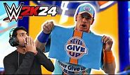 John Cena Never Give Up No Matter What | Wwe 2k24 (4k Ultra Graphics) Gameplay