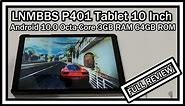 LNMBBS P401 Tablet 10 Inch 5G WiFi Android 10.0 1920x1200 Octa-Core 3GB RAM 64GB ROM FULL REVIEW