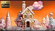 Cartoon Background - Candy House.