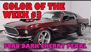 Ford Dark Cherry Pearl, color of the week #3