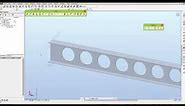 Cellular Beam in autodesk robot structure analysis