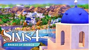 A NEW WORLD😍 | The Sims 4: Breeze of Greece Mod