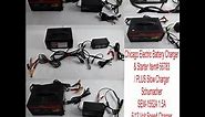 Chicago Electric Battery Charger/Engine Start 66783 & Schumacher SEM-1562A Speed Battery Charger
