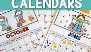 Learning About Calendars - Printable Monthly Blank Calendar Templates Pack