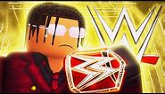 BECOMING the WWE CHAMPION in this NEW ROBLOX WWE GAME