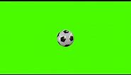 Green Screen 3D Soccer Ball Hitting the Screen