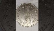 Old algeria money 5 dinars silver 1962 من عملات الجزائر القديمه الفضيه