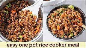 This easy one-pot Rice Cooker recipe is perfect for those busy days! 🍚