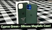 Trying out the new Cyprus Green Apple Silicone Case with MagSafe! // iPhone 12 & 12 Pro