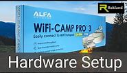 ALFA Network Wi-Fi Camp Pro 3 Hardware Setup Guide - connecting R36AH router, Tube-UAC2 & antenna