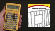 How to Estimate the Needed Number of Studs and Cost | Material Estimator