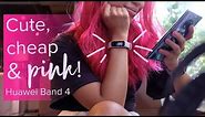 Huawei Band 4 Sakura Pink unboxing hands-on + GIVEAWAY