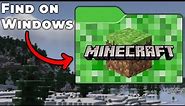 How To Find Your Minecraft Folder (Windows PC)