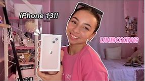 UNBOXING THE PINK IPHONE 13+ SET UP! | Leila Clare