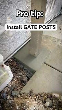 (2) ways to Install Gate Posts like a Pro