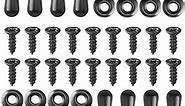 Shappy Picture Frame 100 PC Photo Frame Turn Button Fasteners with 100 Pieces Screws Picture Hardware Backing Clips Framing Parts for Hanging Posters Drawing Crafts, Black