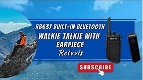 RB637 Built-in Bluetooth PMR446 Walkie Talkie with Earpiece Review