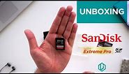 SanDisk Extreme Pro 64GB SDXC SD Card Unboxing