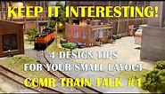 CCMR Train Talk #1: Four Small Layout Features That Work