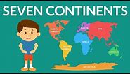 Seven Continents of the world - Seven continents video for kids