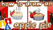 How To Draw An Apple Pie For Thanksgiving