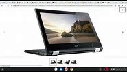 Acer C738T Chromebook 2-in-1 TouchScreen 360 Hinge 11.6" inch. 4GB 16GB SSD