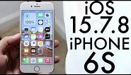 iOS 15.7.8 On iPhone 6S! (Review)