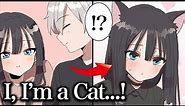 【Manga】Beautiful Junior Who Is Smart and Cool Becomes My Cat. She Insists Turned out to Be a Human…