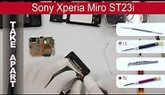 Sony Xperia Miro ST23i 📱 Teardown Take apart Tutorial