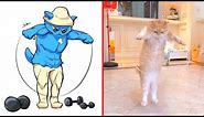 😂Cat Memes: We Live, We Love, We Lie - Smurf Cat 😹 Trending Funny Animals 2024 😊
