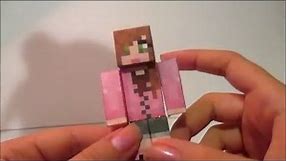 MCA Girl Minecraft papercraft-Tutorial | Laura