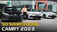 Camry 2023 2.0Q - 2.5Q - 2.5Hybrid | So Sánh giá cả - Phân tích thiệt hơn