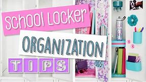 How To Organize Your School Locker - Storage and Decor Tips