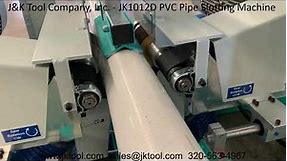 Automatic PVC Pipe Slotting Machine - JK1012D (2019) J&K Tool Co.