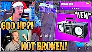 Tfue & Streamers First Time Using *NEW* Boombox! - Fortnite Best and Funny Moments