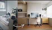 ARCHITECT REDESIGNS - A Tiny London Studio Apartment for an Aspiring Entrepreneur - 28.1sqm/303sqft