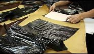Handcrafting a Genuine Louisiana Alligator Leather Bag | Jack Georges