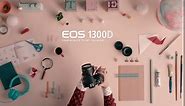 Canon EOS 1300D EF-S 18-55mm 18.7MP CMOS 5184 x 3456 Pixels (Black) - International Version (No Warranty)