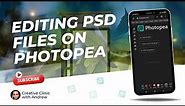 How to Edit PSD Mockup Files on Photopea with a Smartphone