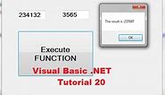 Visual Basic .NET Tutorial 20 - Understanding Function Procedures in VB.NET