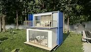 2 x 20-foot container home