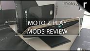 Moto Z Play Mods Unboxing & Review: Projector and battery pack