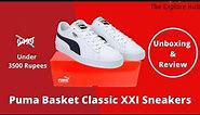 Puma Basket Classic XXI Sneakers Unboxing | Puma Shoes Unboxing Purchased From Flipkart