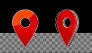 Location Pin Icon transparent background