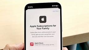 How To Share Apple Music With Family