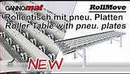 GANNOMAT RollMove - All-side roller table with pneumatic plates for case good handling