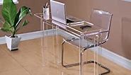 STAUBER Best Clear Desk - Acrylic Classic (48'' W x 15'' D x 30'' H) Classic Style: 48''W x 15''D x 30''H